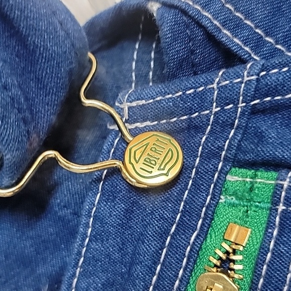 Vintage | Liberty Denim Bib Overalls 34 x 30 - Picture 7 of 12